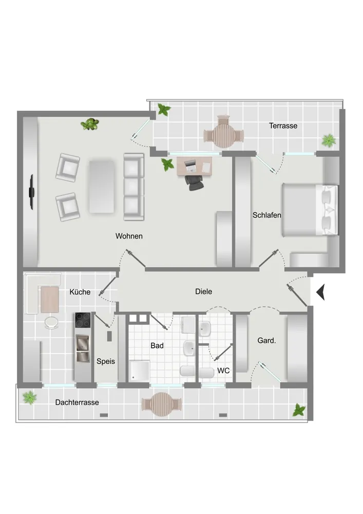 3 Zimmer Wohnung mit 103 m² in Augsburg – Bild 12