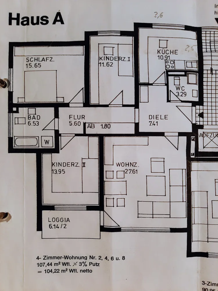 4 Zimmer Wohnung mit 104 m² in Nürnberg – Bild 2