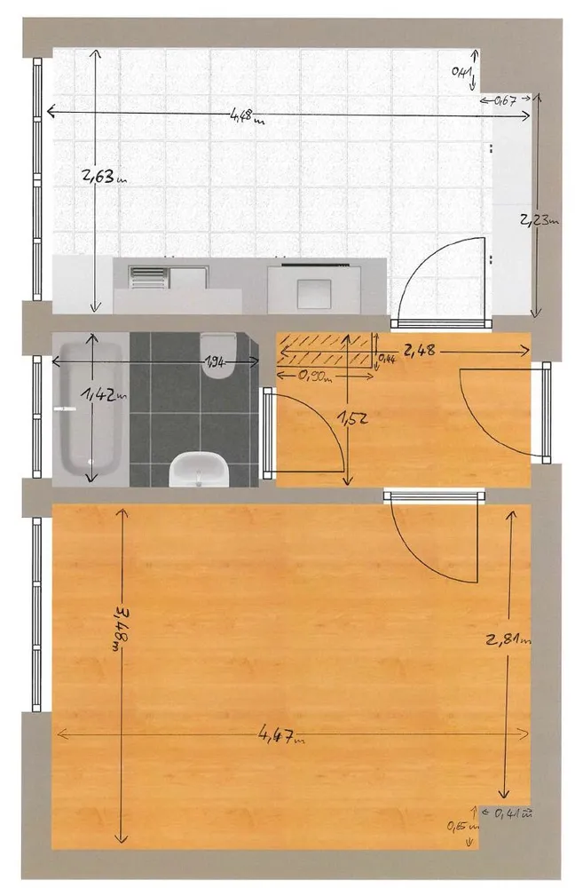 2 Zimmer Wohnung mit 33 m² in München – Bild 8