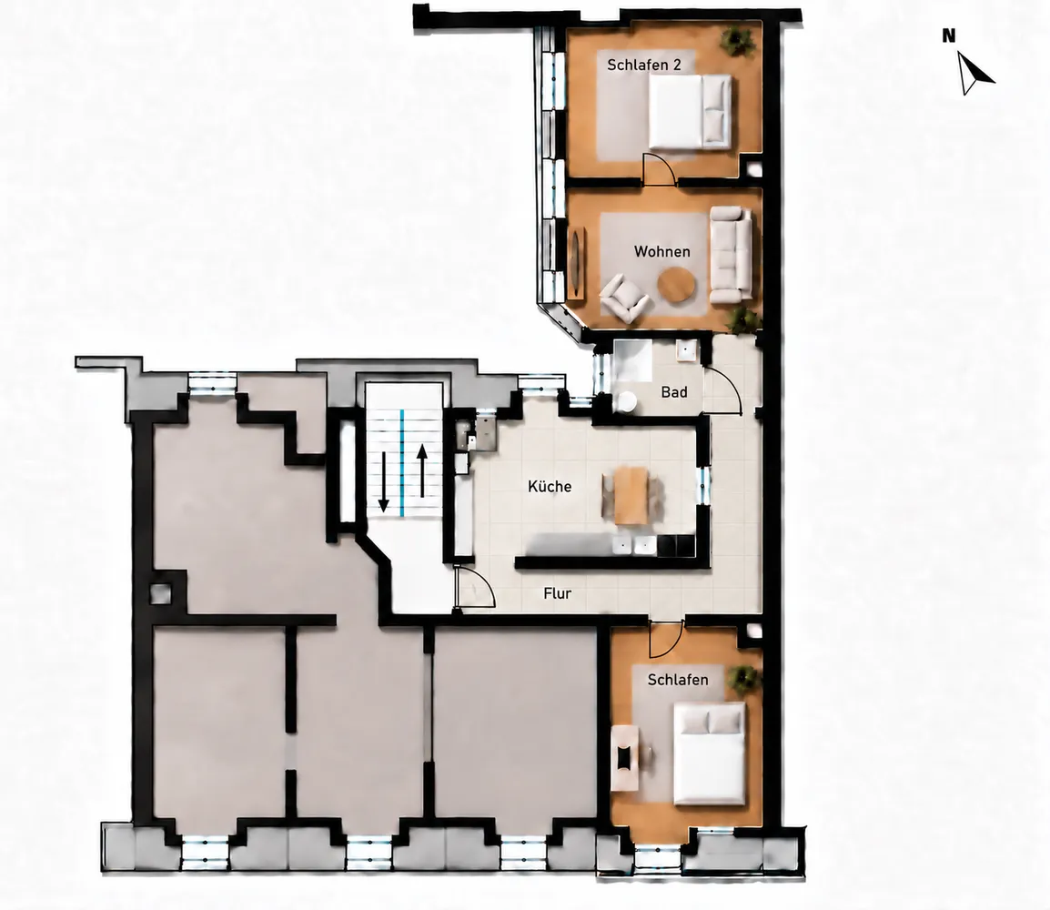 3 Zimmer Wohnung mit 80 m² in Mannheim – Bild 8