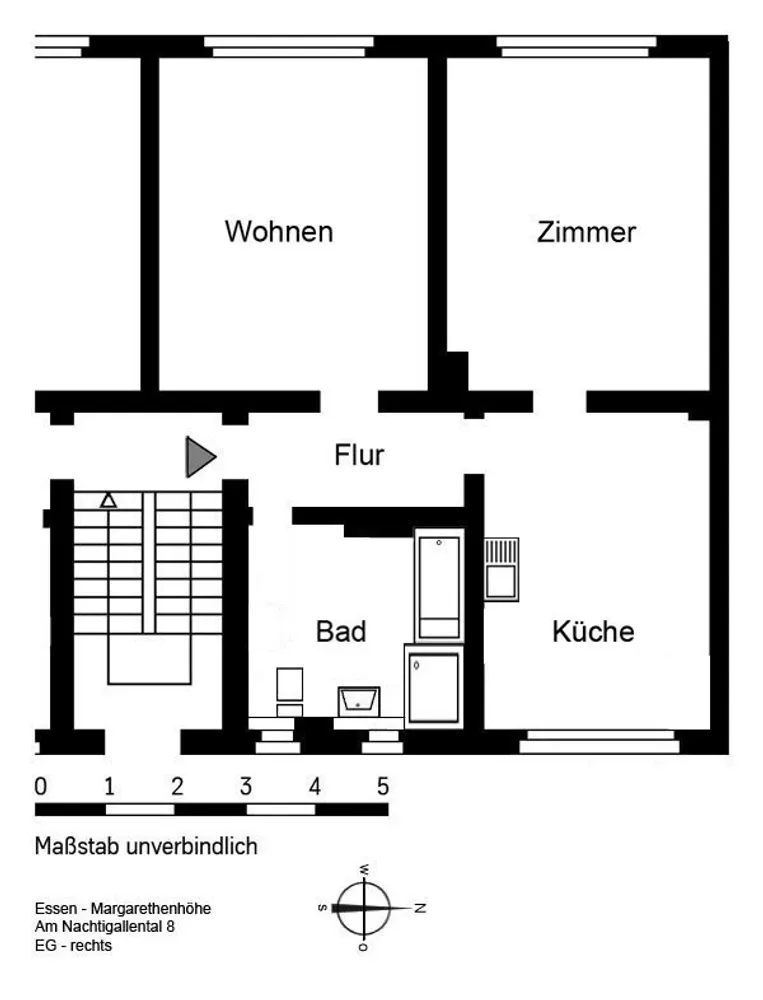 2 Zimmer Wohnung mit 64 m² in Essen – Bild 3