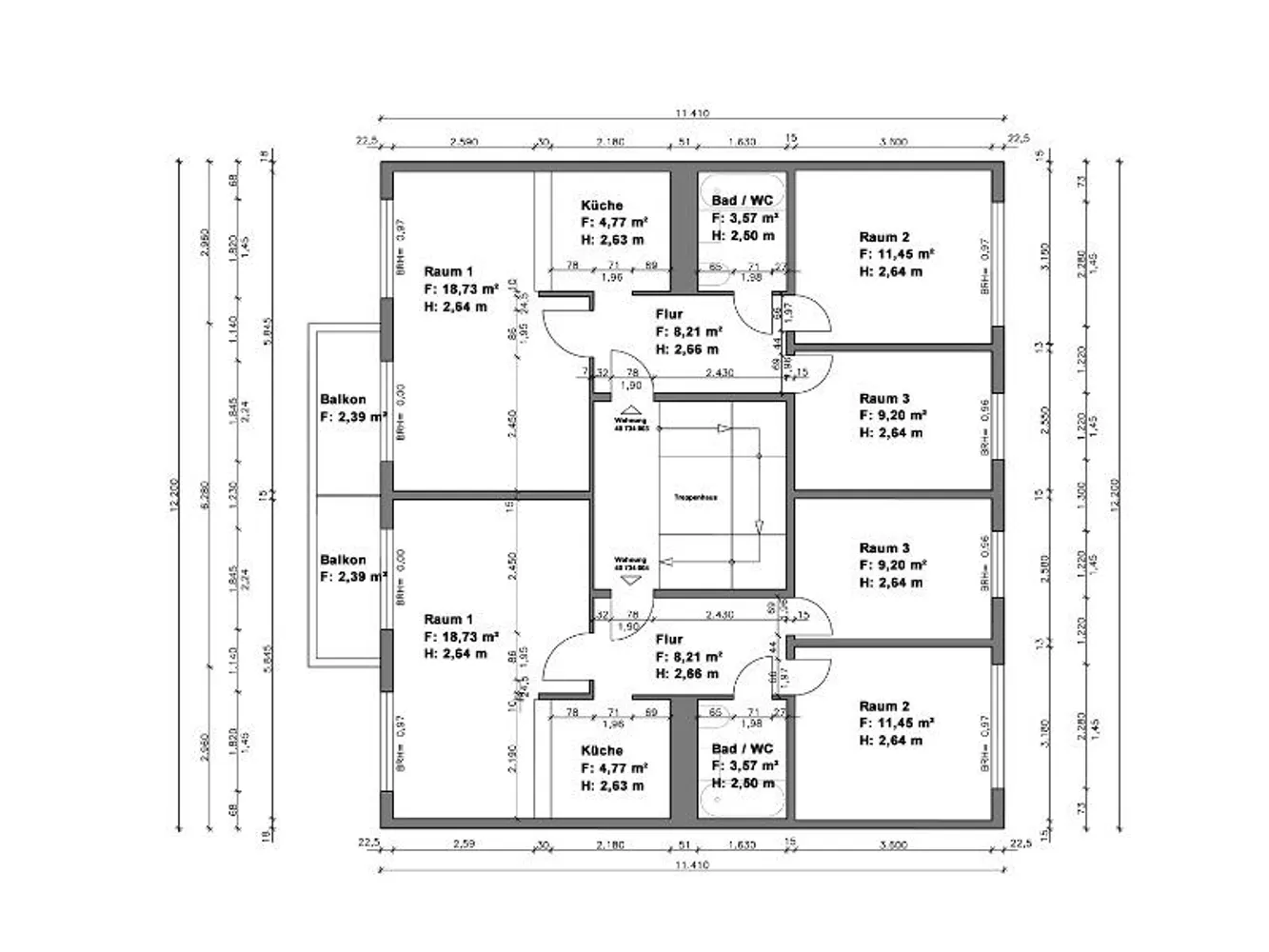 3 Zimmer Wohnung mit 56 m² in Halle (Saale) – Bild 7