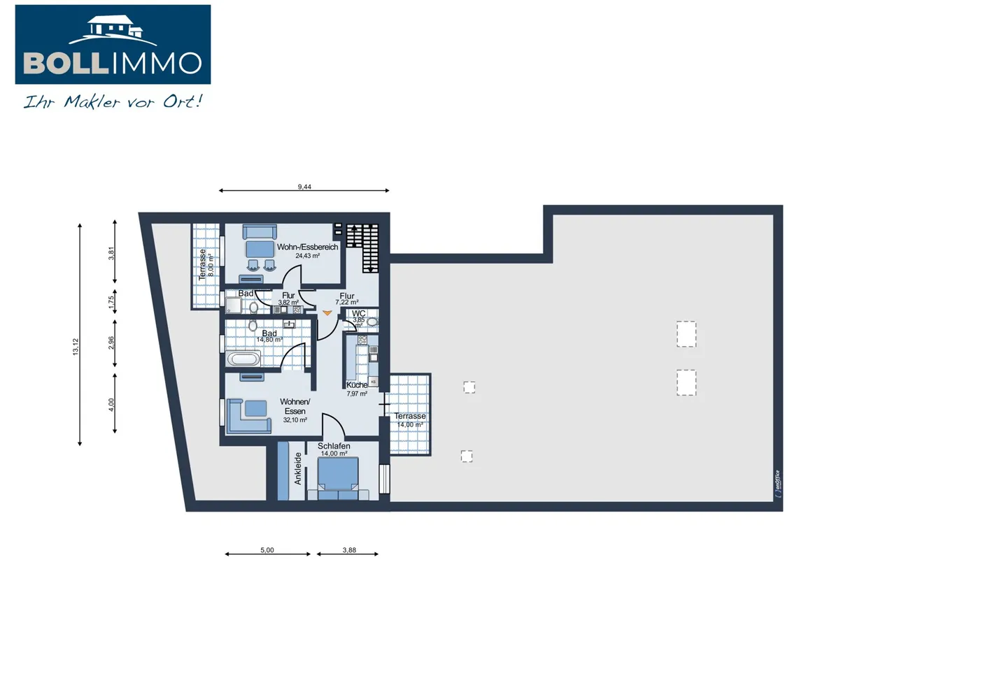 3 Zimmer Wohnung mit 96 m² in Waldshut-Tiengen – Bild 3