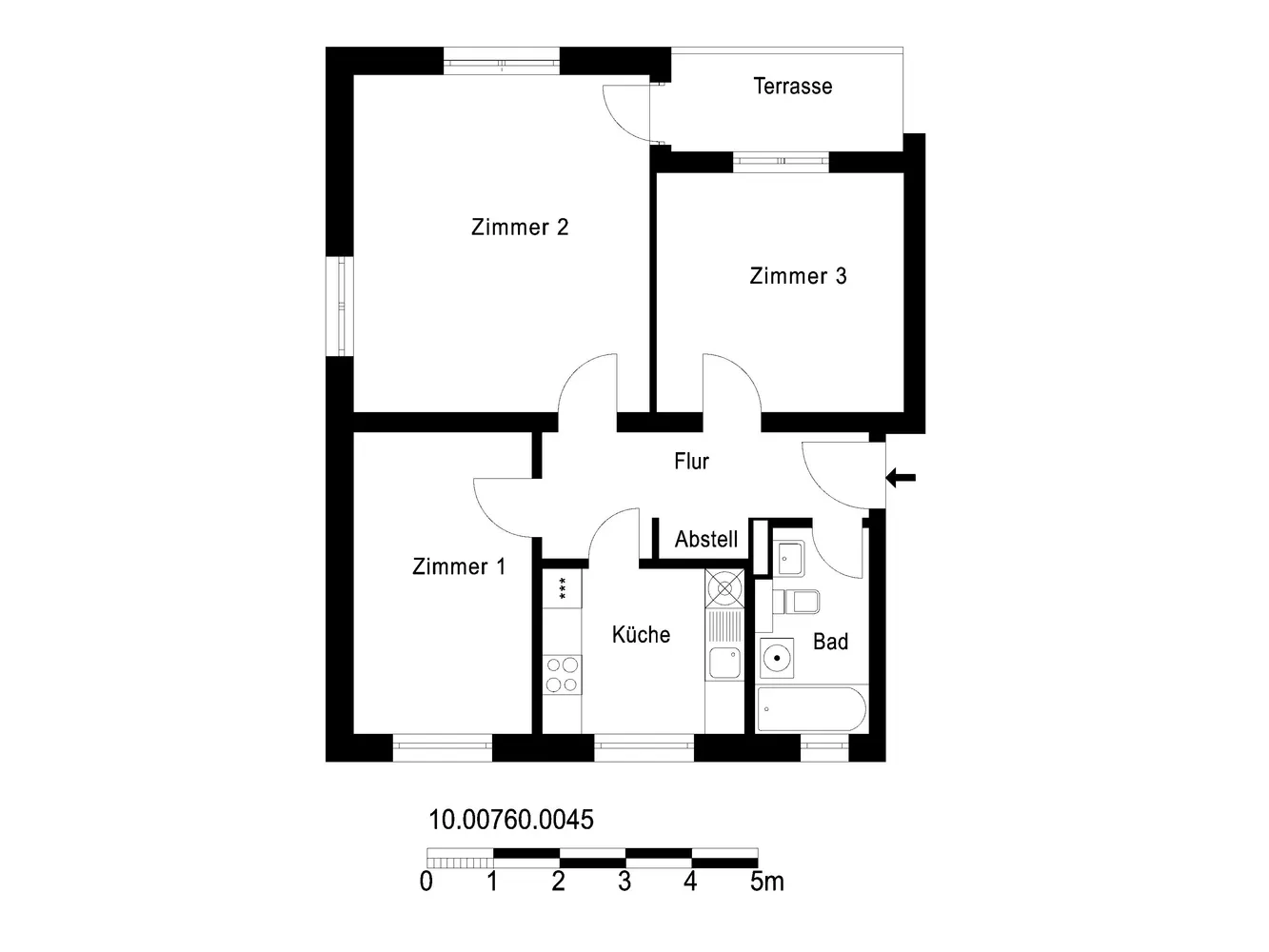 3 Zimmer Wohnung mit 72 m² in Berlin – Bild 2