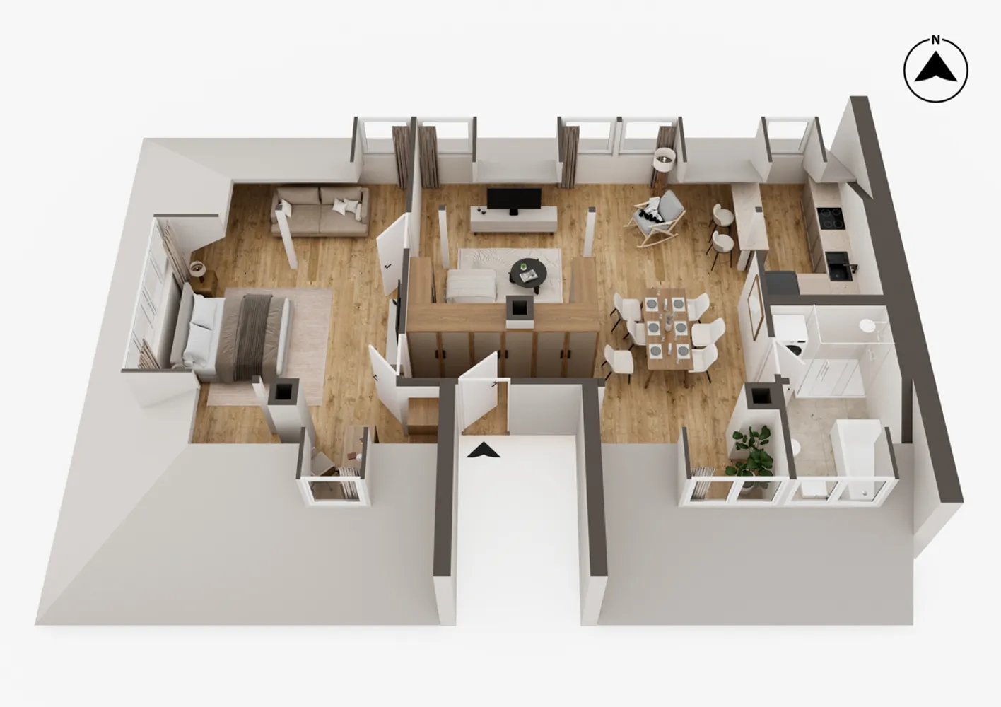 2 Zimmer Wohnung mit 84 m² in Nürnberg – Bild 3