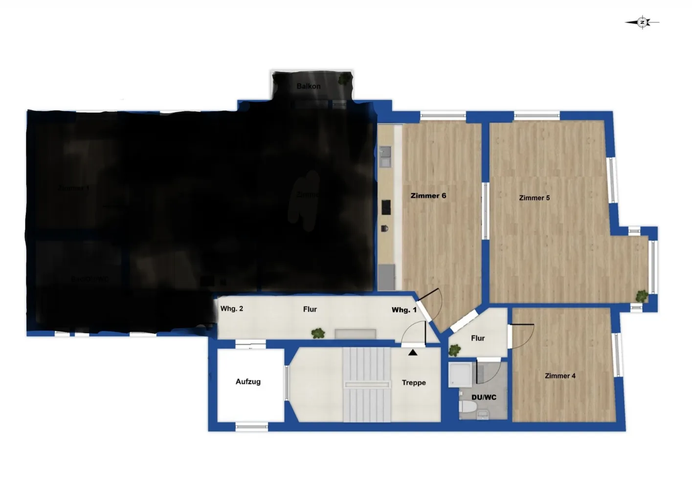 3 Zimmer Wohnung mit 63 m² in Mannheim – Bild 2
