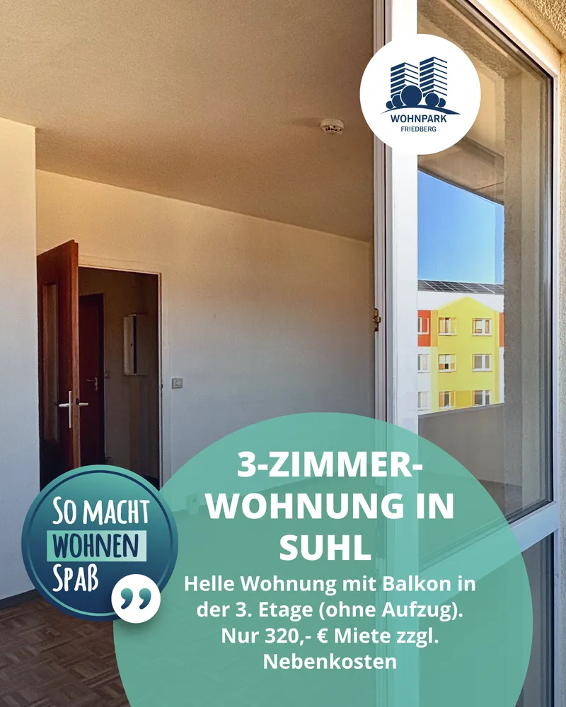 3 Zimmer Wohnung mit 59 m² in Suhl – Bild 5