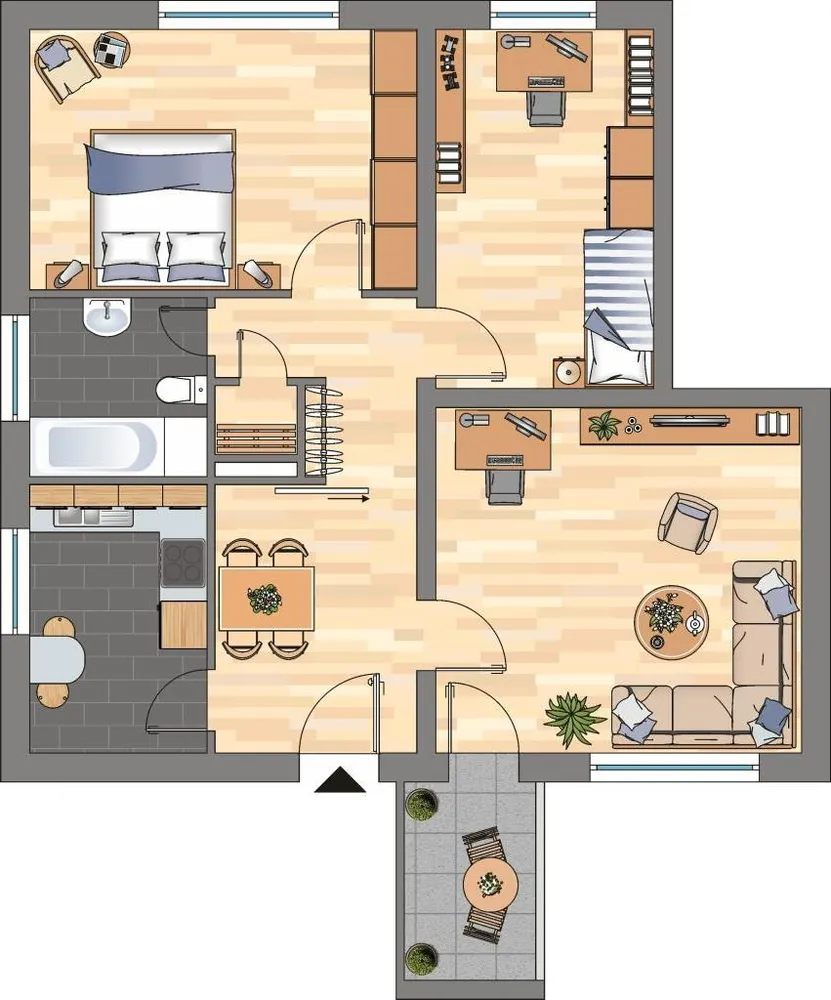 3 Zimmer Wohnung mit 75 m² in Hannover – Bild 4