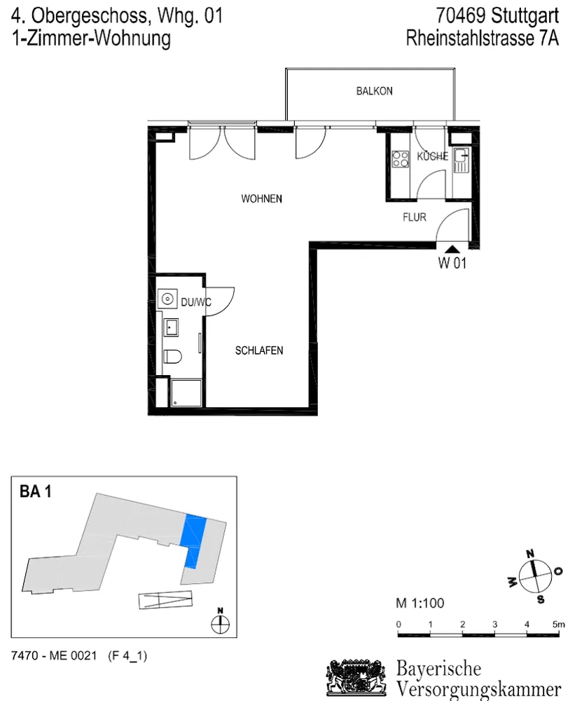 1 Zimmer Wohnung mit 58 m² in Stuttgart – Bild 7