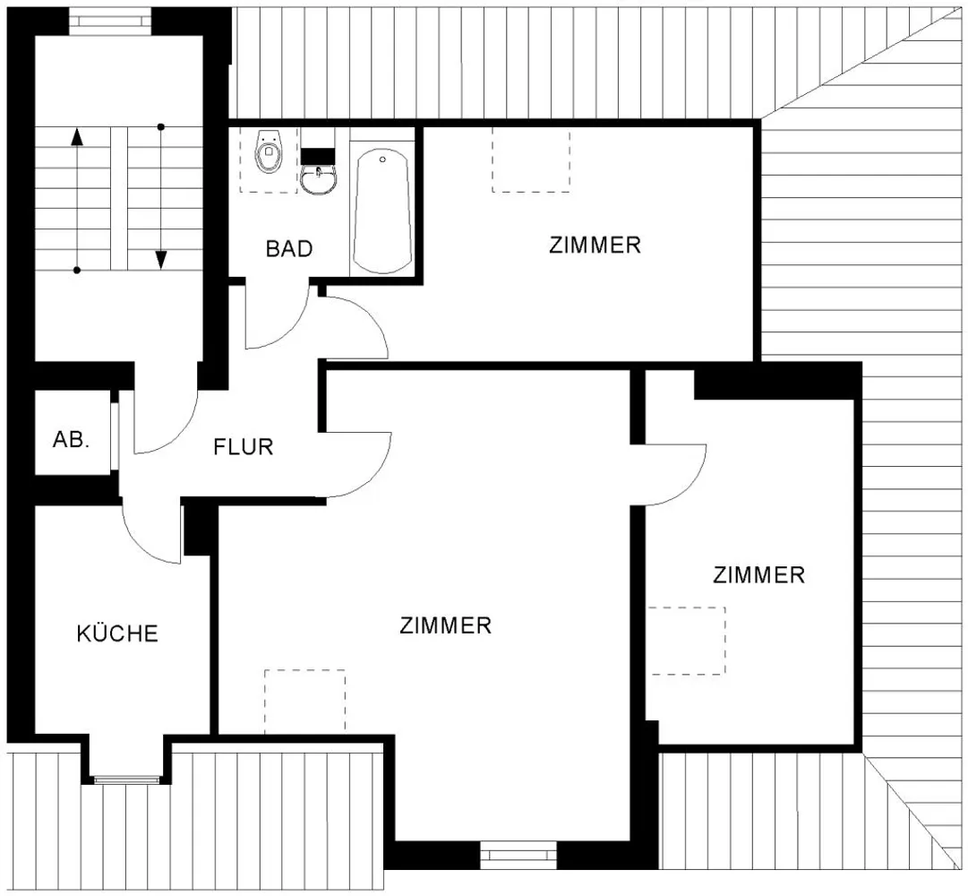 3 Zimmer Wohnung mit 81 m² in Bochum – Bild 2