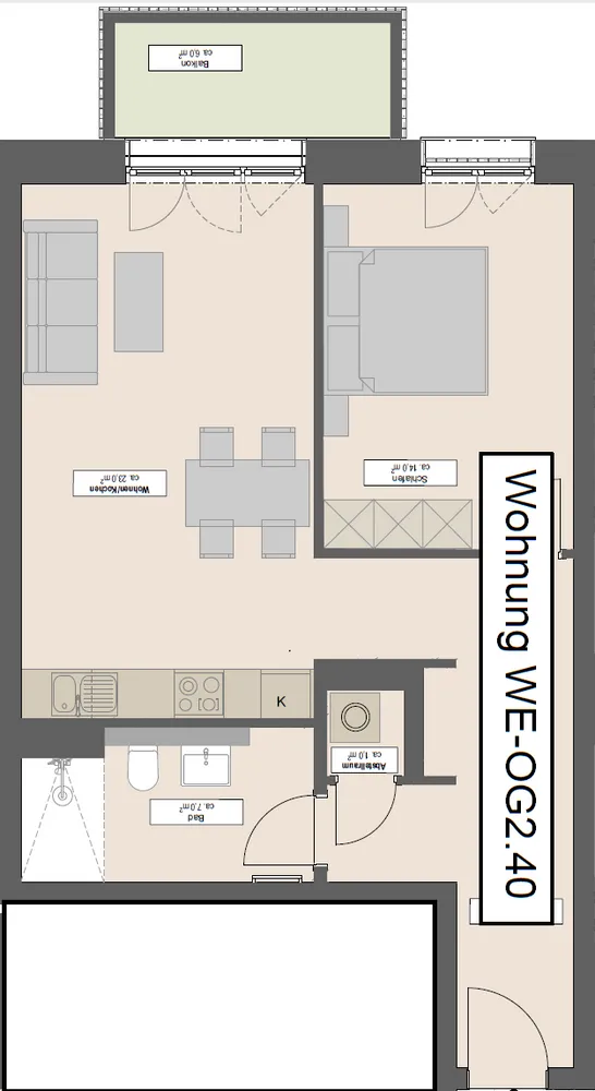 2 room apartment with 61 m² in Magdeburg – Photo 4