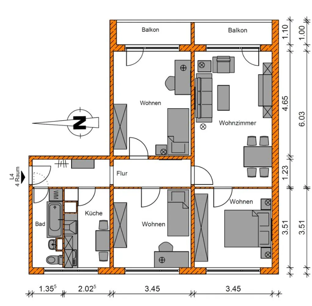 4 Zimmer Wohnung mit 83 m² in Magdeburg – Bild 10