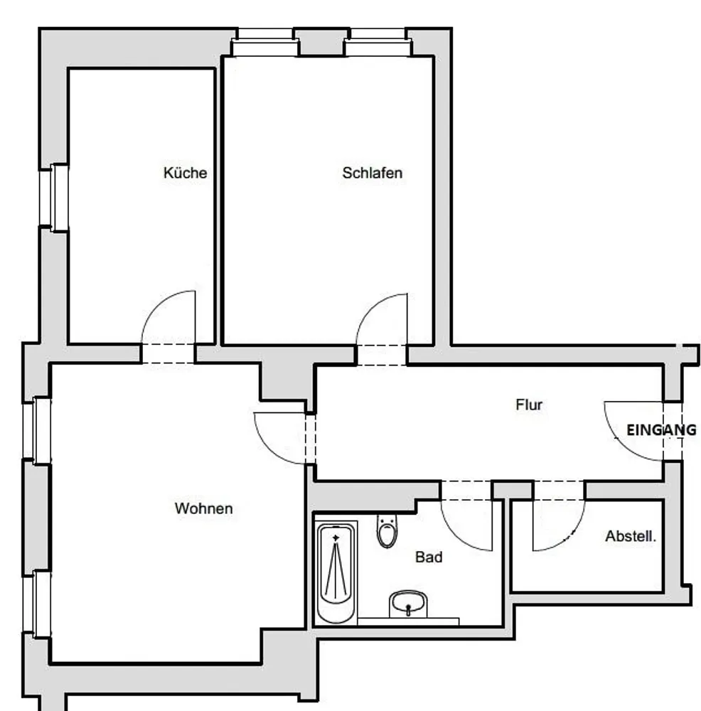 2 Zimmer Wohnung mit 62 m² in Dresden – Bild 5