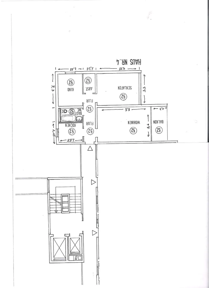 3 Zimmer Wohnung mit 72 m² in Stuttgart – Bild 2
