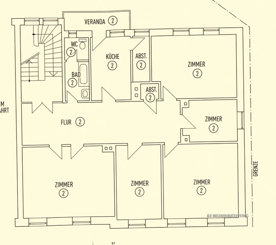 5 Zimmer Wohnung mit 162 m² in Stuttgart – Bild 6