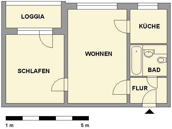 2 room apartment with 46 m² in Chemnitz – Photo 5