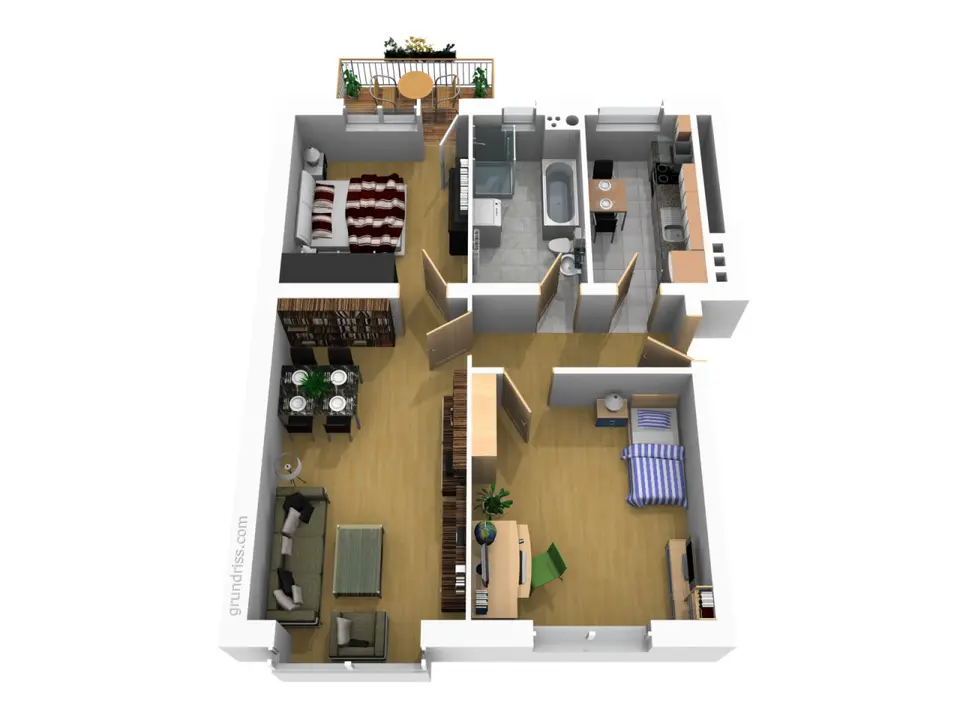 3 Zimmer Wohnung mit 69 m² in Magdeburg – Bild 4