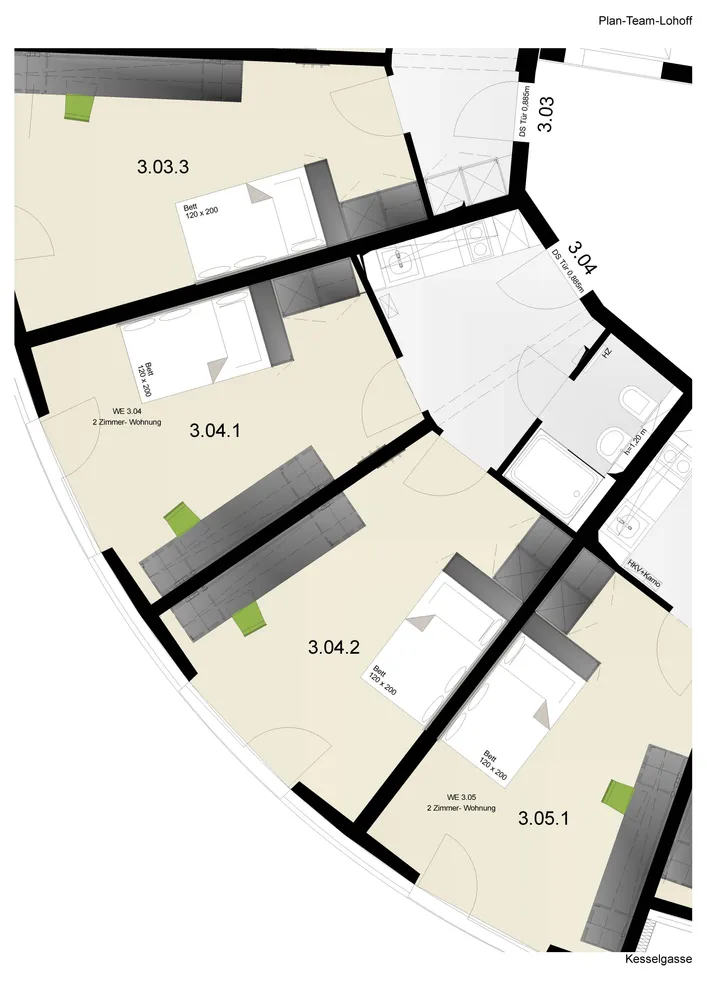 1 Zimmer Wohnung mit 24 m² in Bonn – Bild 11