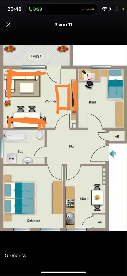 4 Zimmer Wohnung mit 71 m² in Hamm – Bild 5