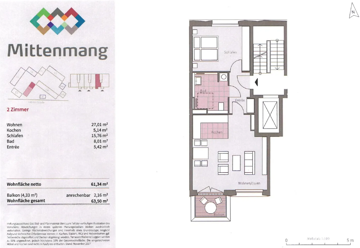 2 Zimmer Wohnung mit 64 m² in Berlin – Bild 2