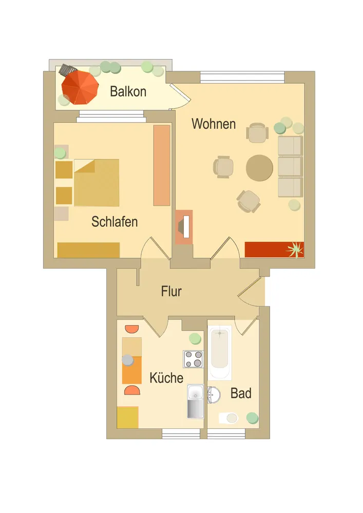 2 Zimmer Wohnung mit 53 m² in Berlin – Bild 2