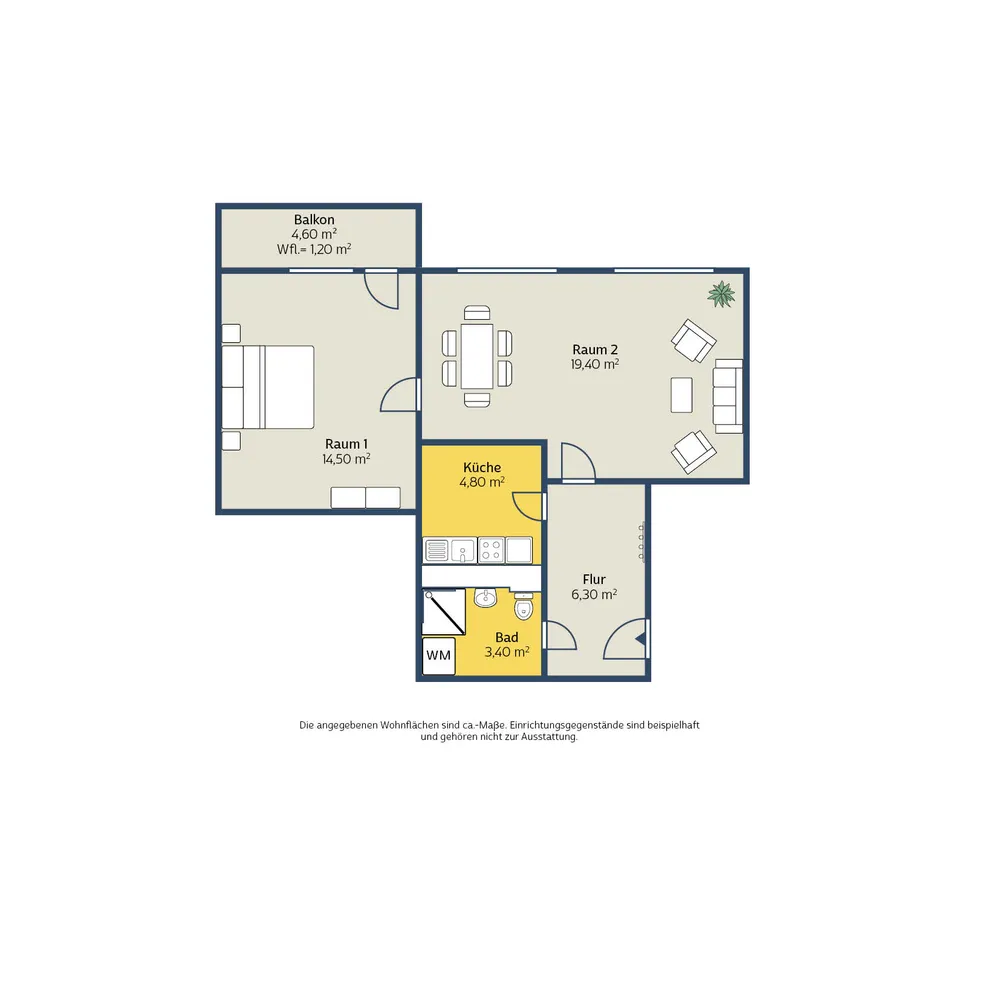 2 Zimmer Wohnung mit 49 m² in Leipzig – Bild 6