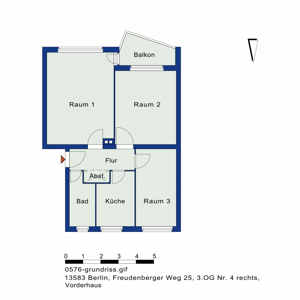 3 Zimmer Wohnung mit 62 m² in Berlin – Bild 9