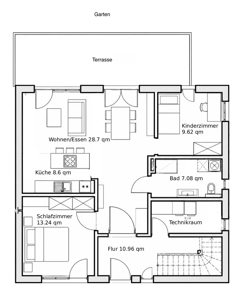 3 Zimmer Wohnung mit 68 m² in Leipzig – Bild 2
