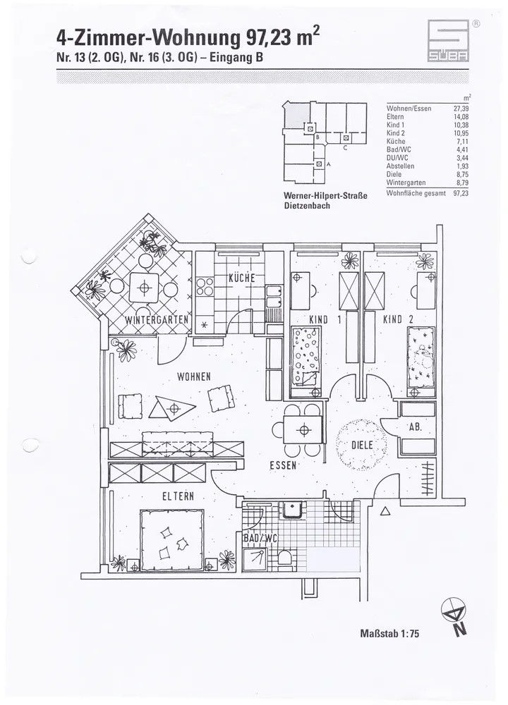 4 room apartment with 97 m² in Dietzenbach – Photo 3