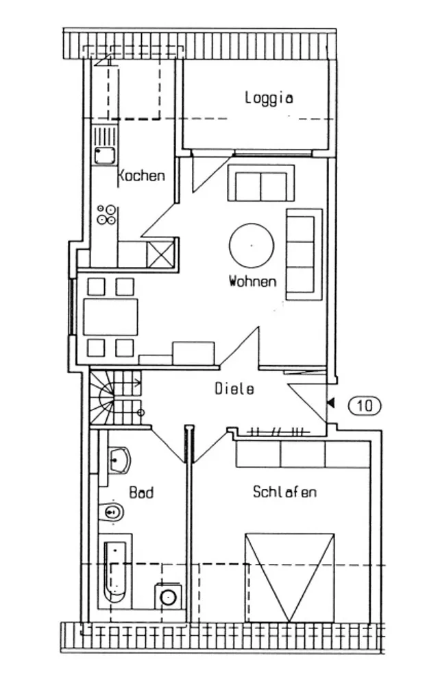 3 Zimmer Wohnung mit 74 m² in Augsburg – Bild 2