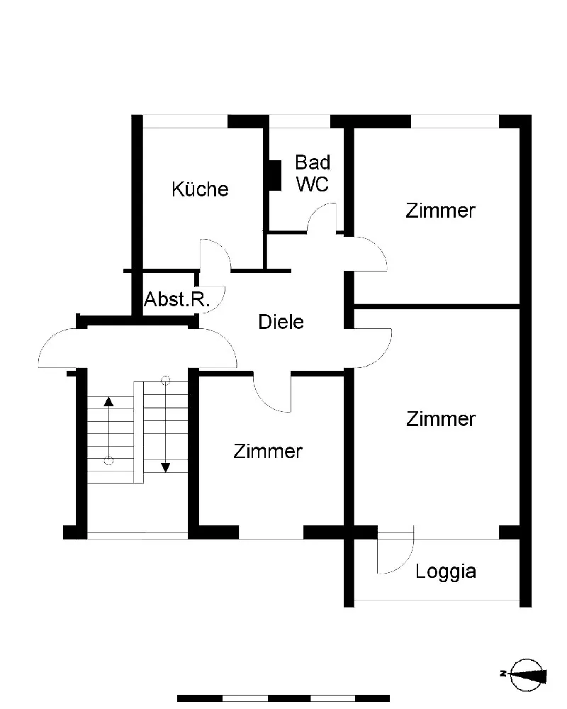 3 Zimmer Wohnung mit 69 m² in Bremen – Bild 2