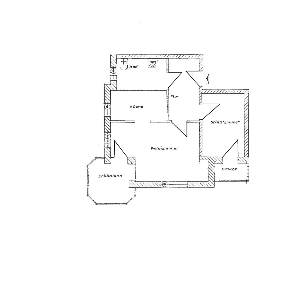 2 Zimmer Wohnung mit 46 m² in Dresden – Bild 2