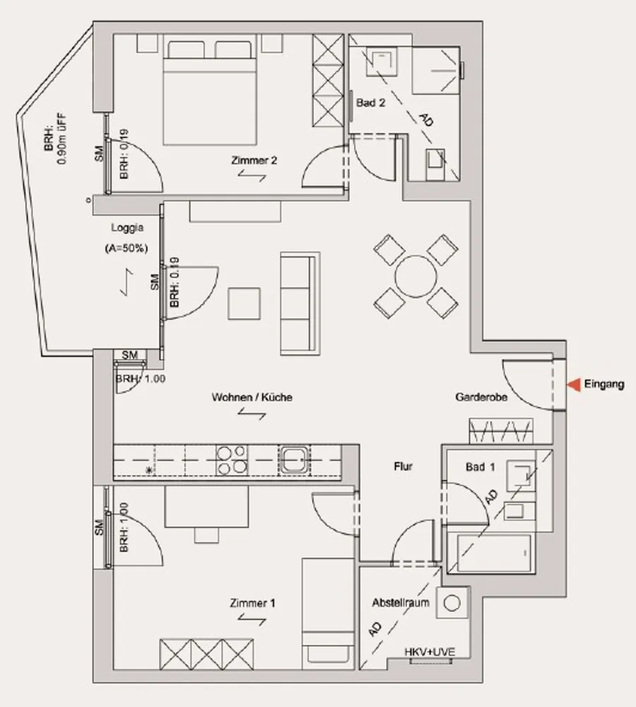 3 Zimmer Wohnung mit 88 m² in Leipzig – Bild 10