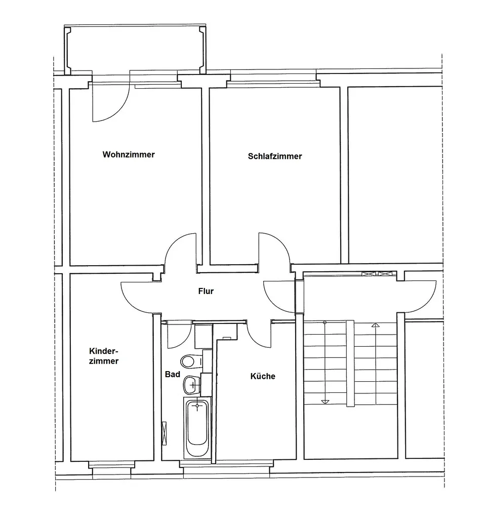 3 Zimmer Wohnung mit 58 m² in Bautzen – Bild 7