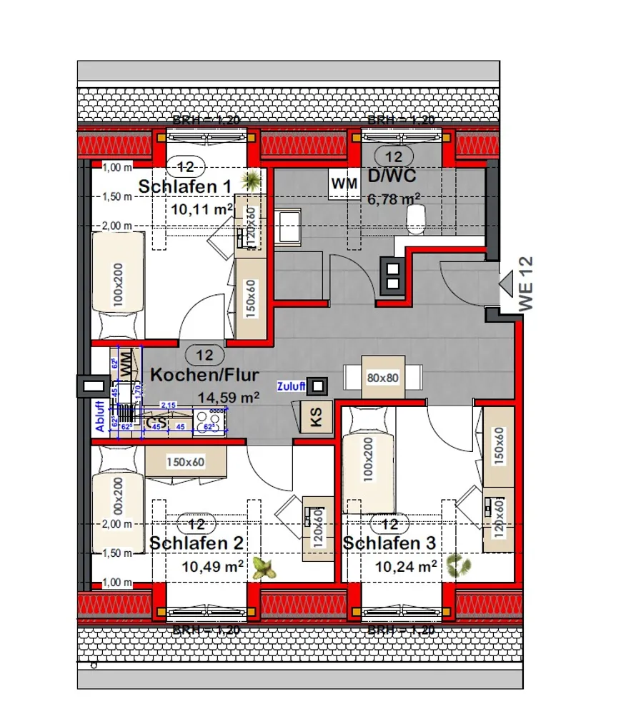1 Zimmer Wohnung mit 50 m² in Nürnberg – Bild 5