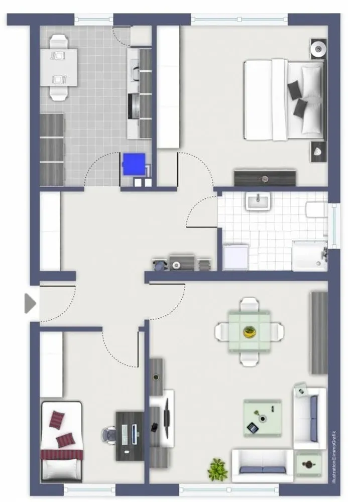 3 Zimmer Wohnung mit 75 m² in Köln – Bild 8