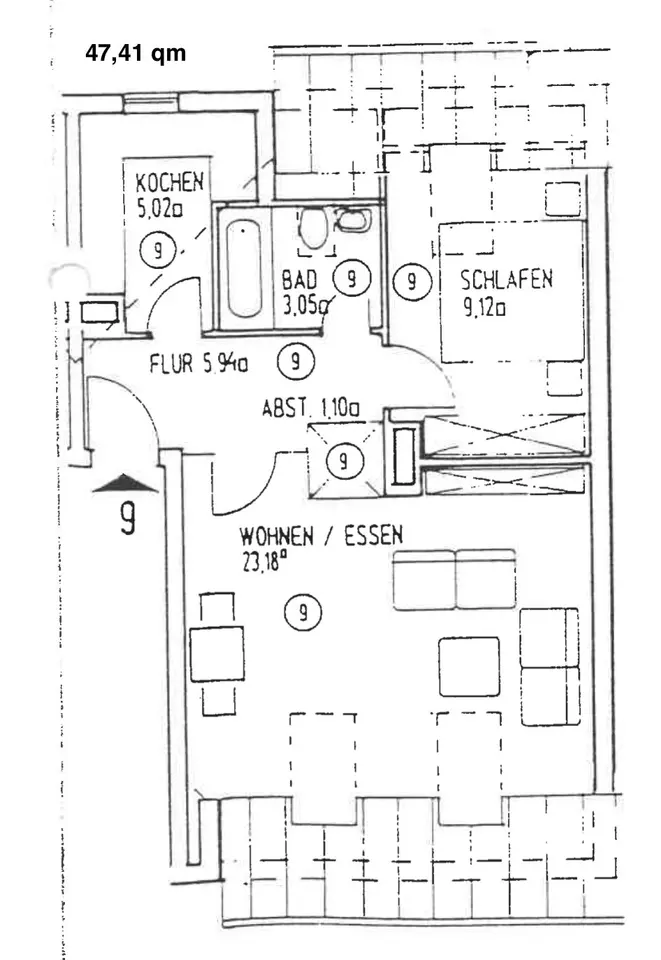 2 Zimmer Wohnung mit 47 m² in Seesen – Bild 5