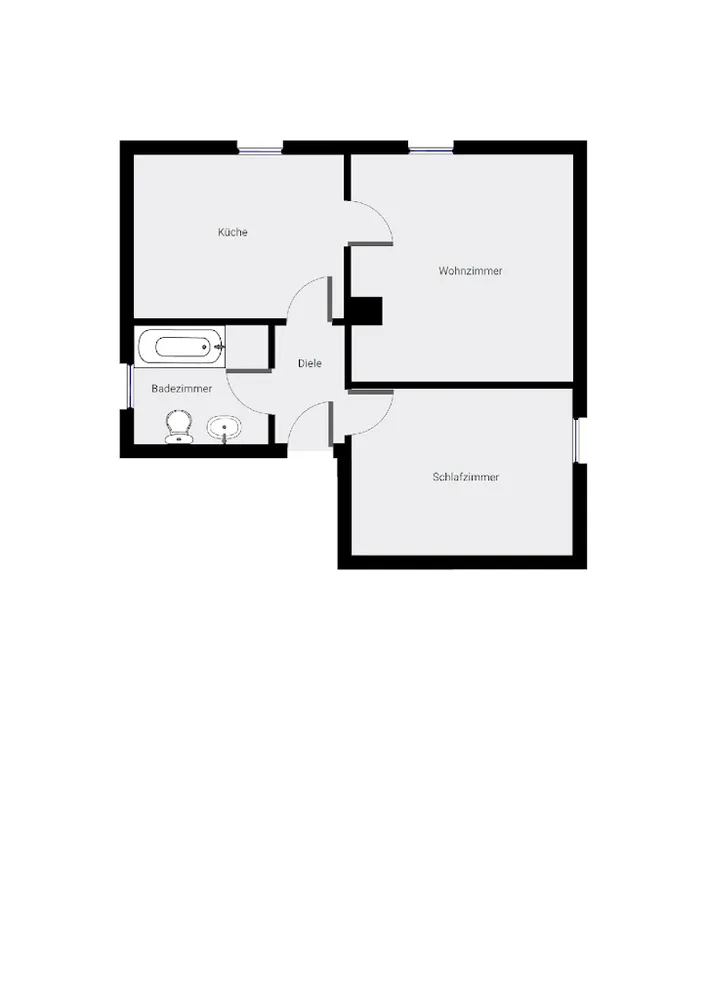 2 Zimmer Wohnung mit 48 m² in Gelsenkirchen – Bild 4