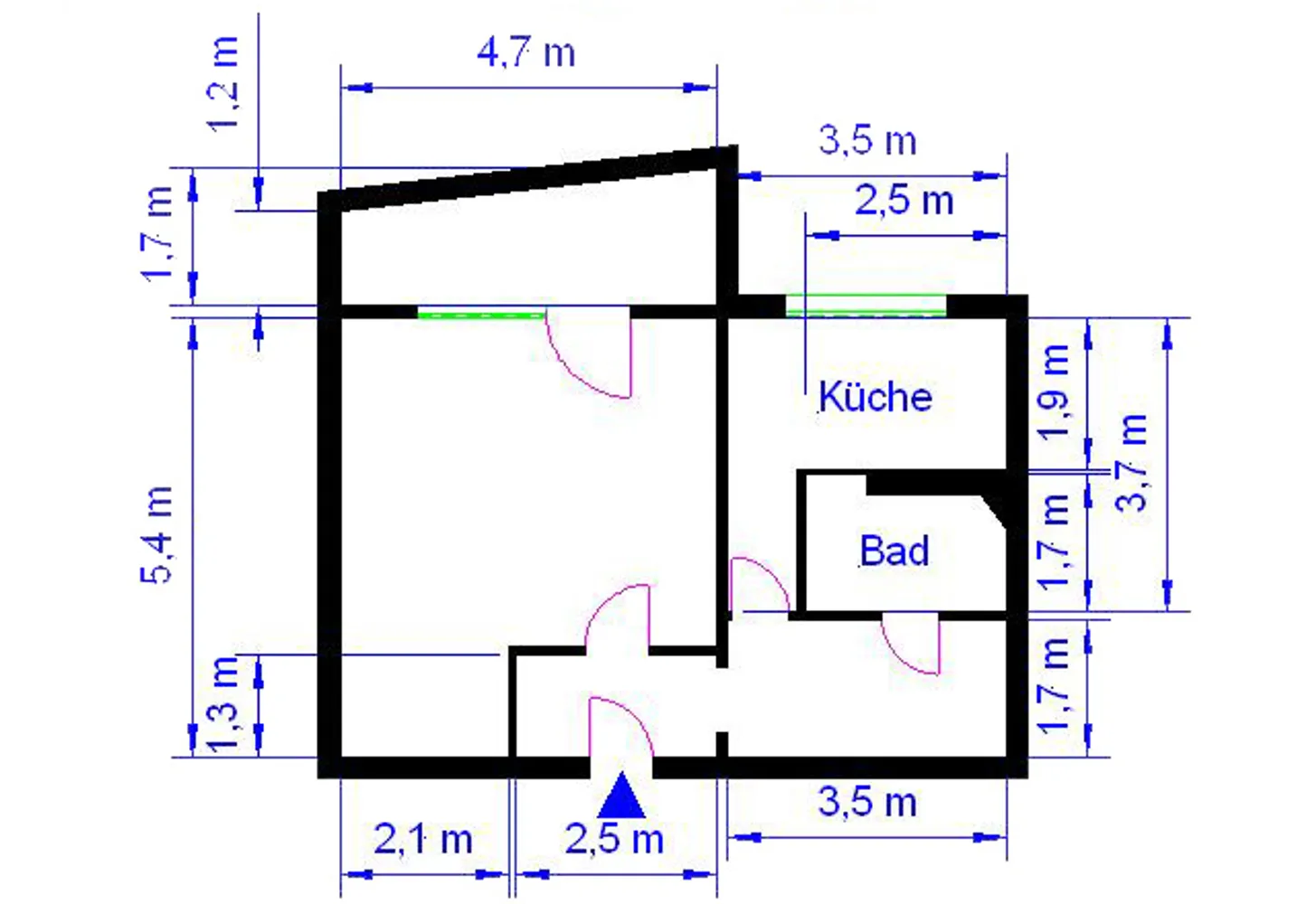 1 room apartment with 46 m² in Magdeburg – Photo 6