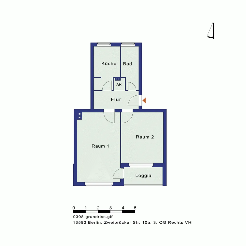 2 Zimmer Wohnung mit 54 m² in Berlin – Bild 6