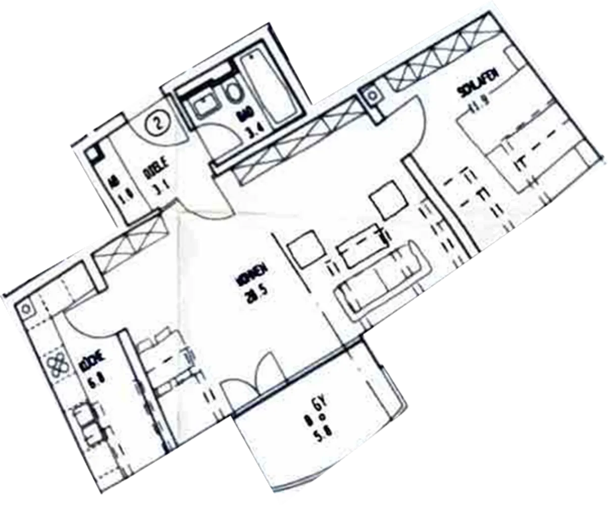 2 room apartment with 58 m² in Regensburg – Photo 6
