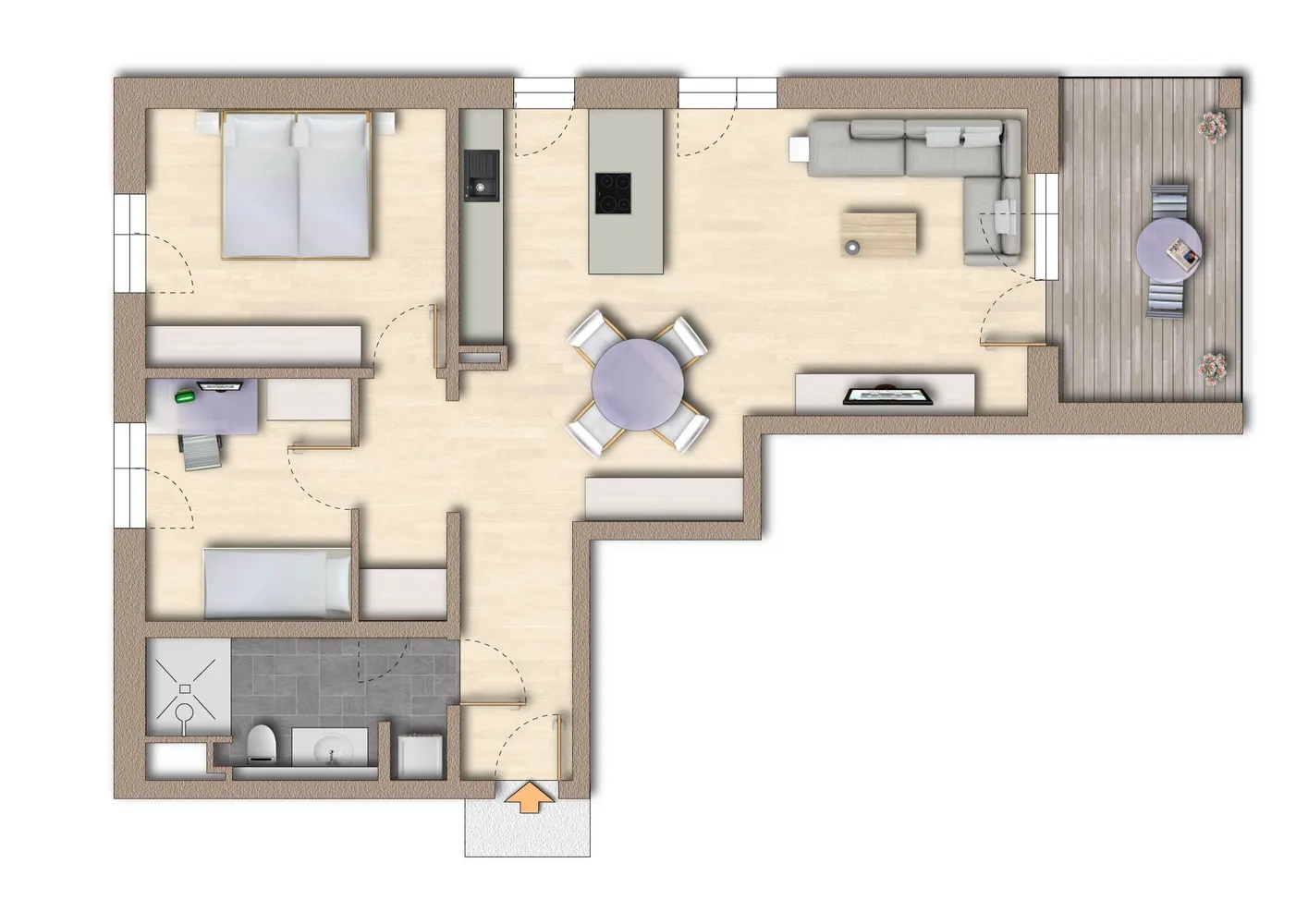 3 Zimmer Wohnung mit 88 m² in Freiburg im Breisgau – Bild 8