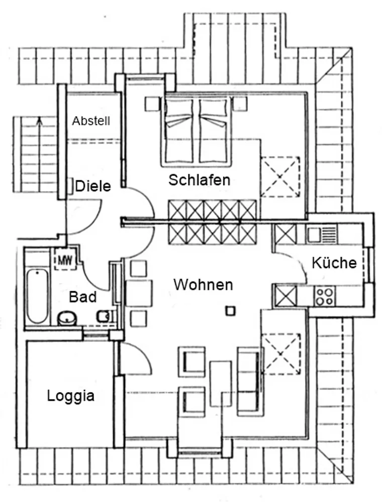 2 room apartment with 62 m² in Dresden – Photo 5