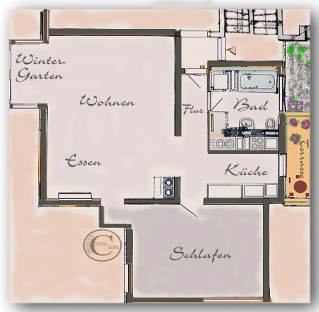 2 Zimmer Wohnung mit 80 m² in Frankfurt am Main – Bild 8