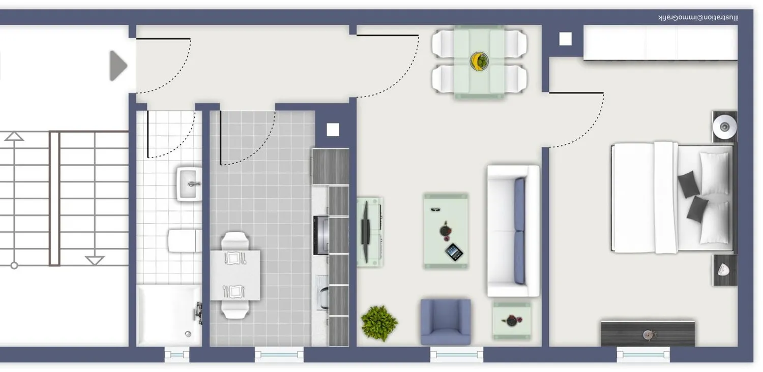 2 Zimmer Wohnung mit 48 m² in Karlsruhe – Bild 9