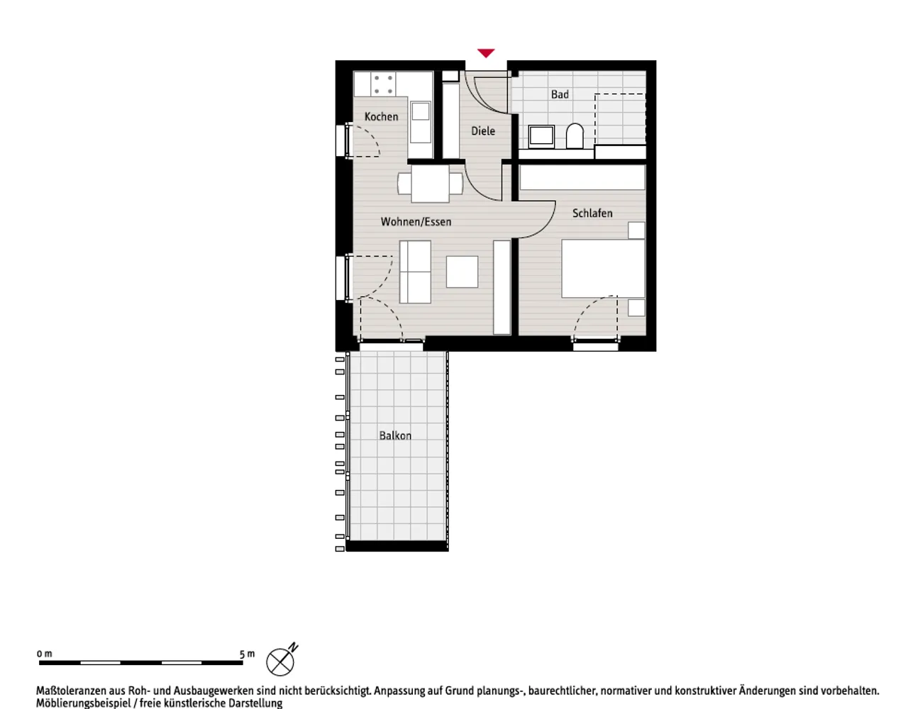 2 Zimmer Wohnung mit 45 m² in Neuss – Bild 10