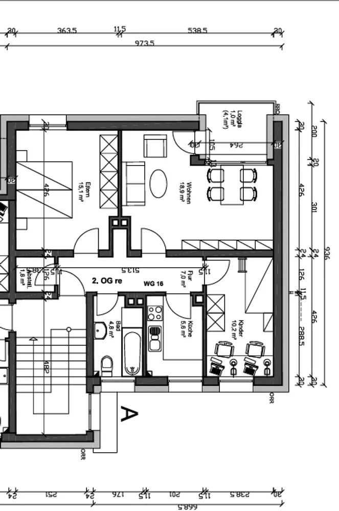 3 Zimmer Wohnung mit 65 m² in München – Bild 9