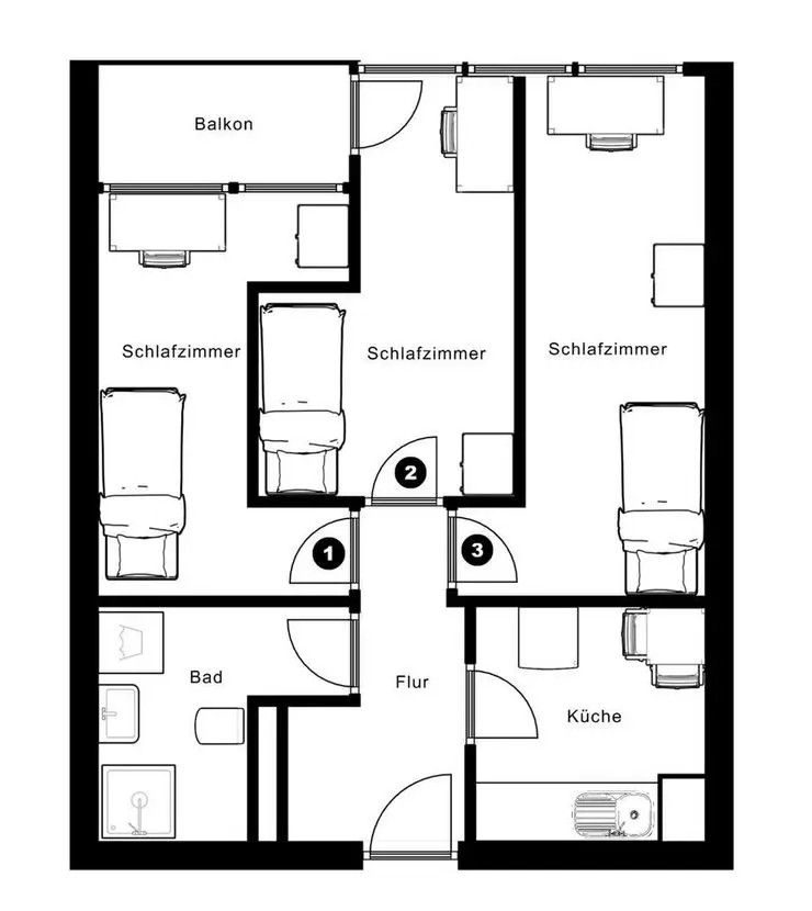 WG-Zimmer mit 20 m² in Frankfurt am Main – Bild 8