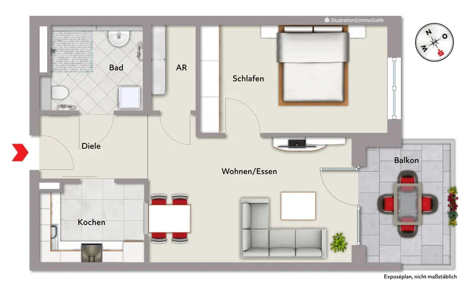 3 Zimmer Wohnung mit 62 m² in Schwabach – Bild 5