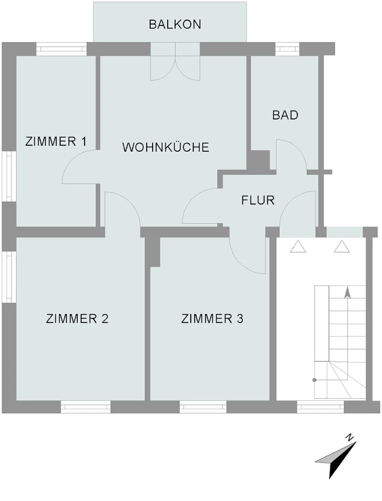 3 room apartment with 53 m² in Bremen – Photo 2